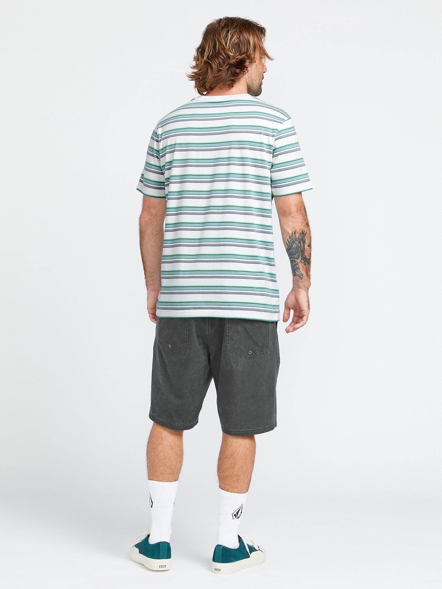 Men's Stone Faded Hybrid Shorts - Image 11