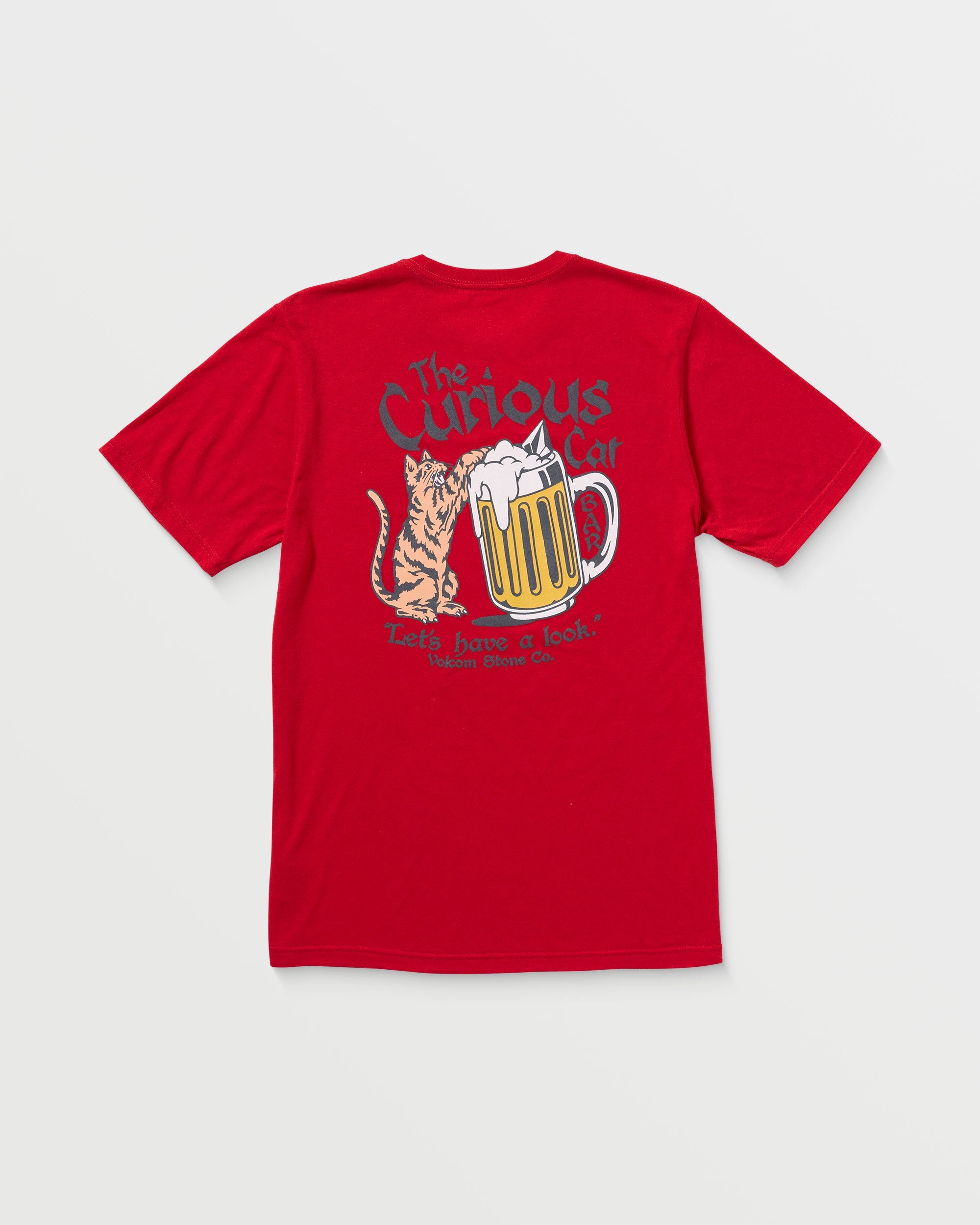 Men's Curious Cat Short Sleeve Tee - Image 9