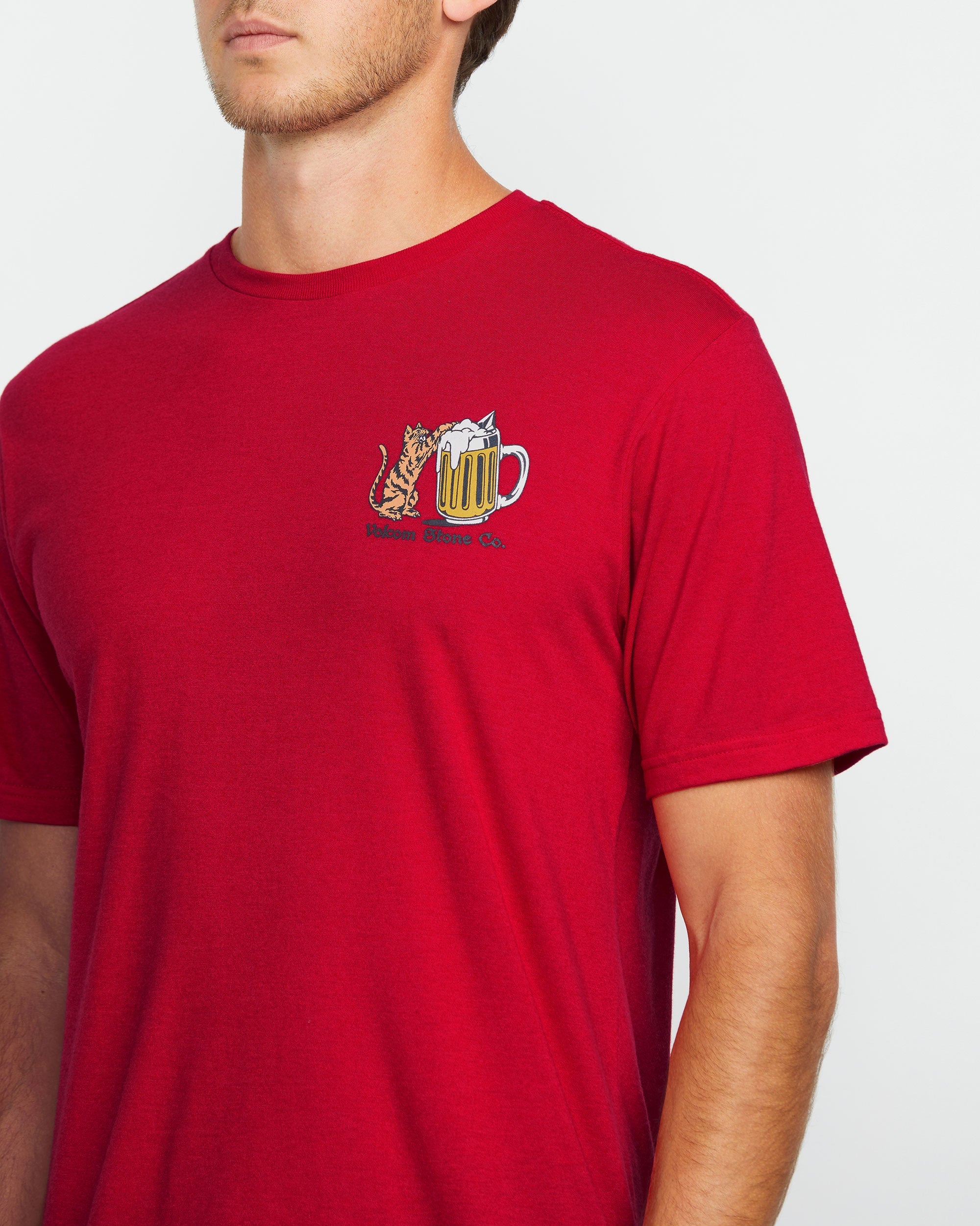 Men's Curious Cat Short Sleeve Tee - Image 5