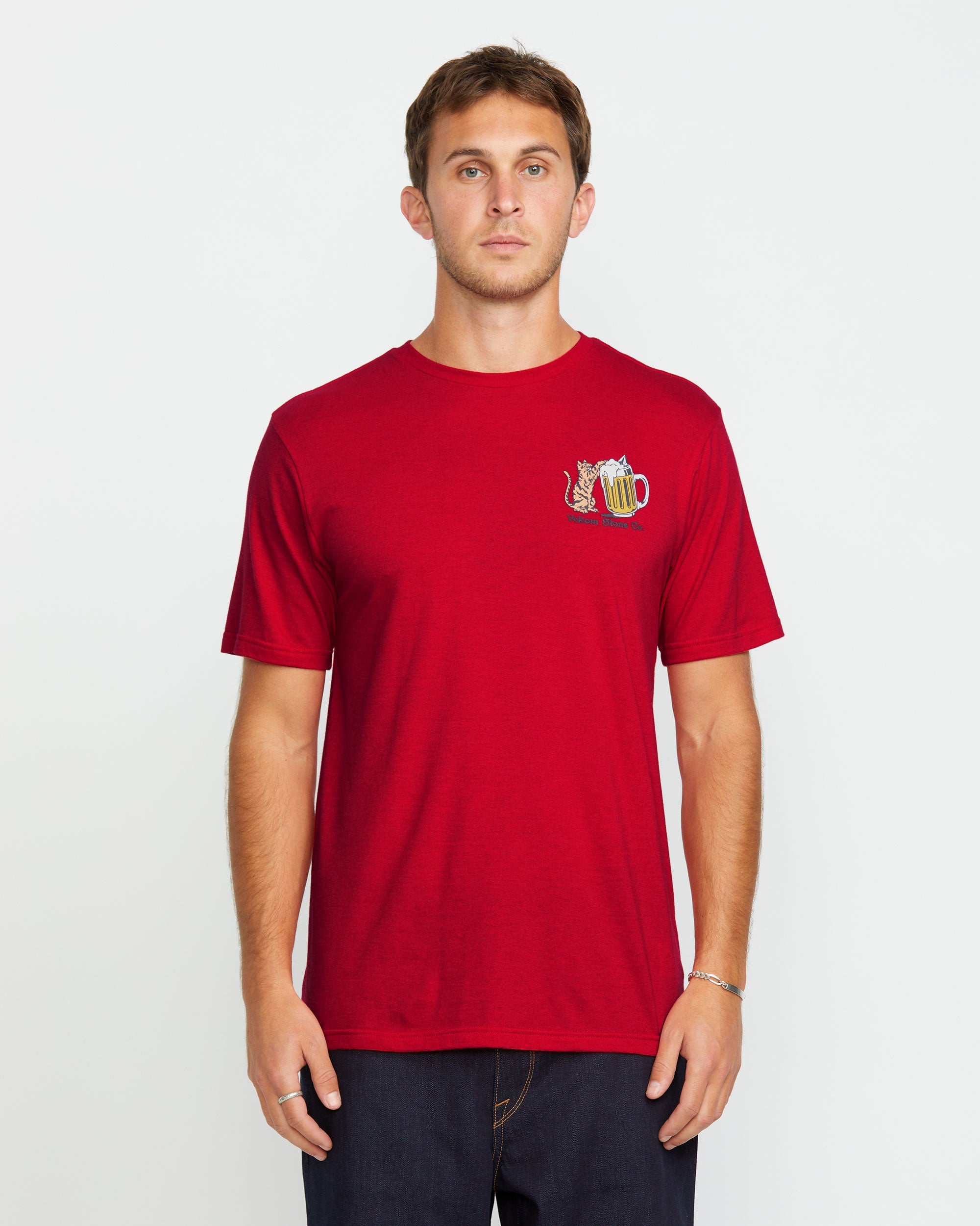 Men's Curious Cat Short Sleeve Tee