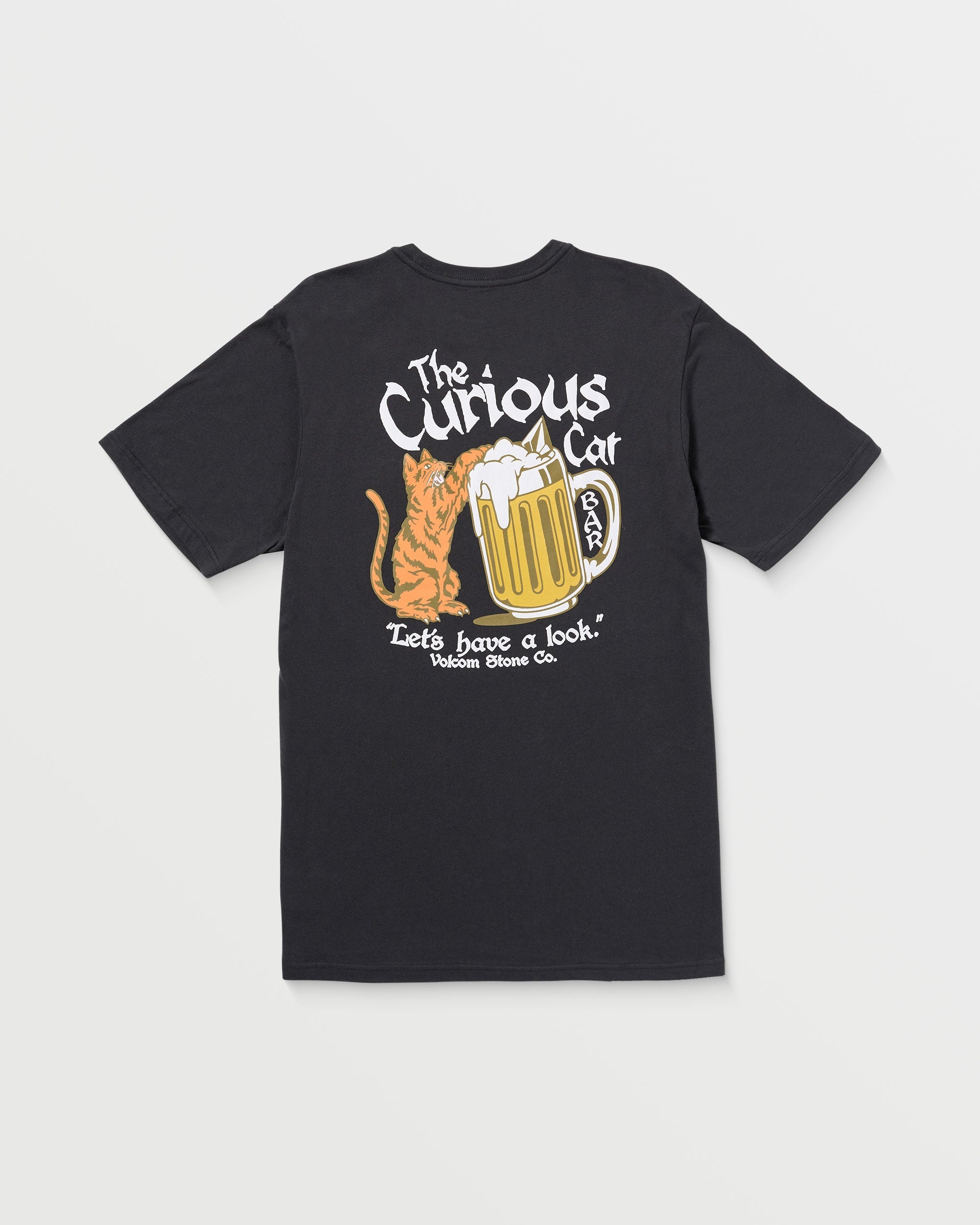Men's Curious Cat Short Sleeve Tee - Image 8