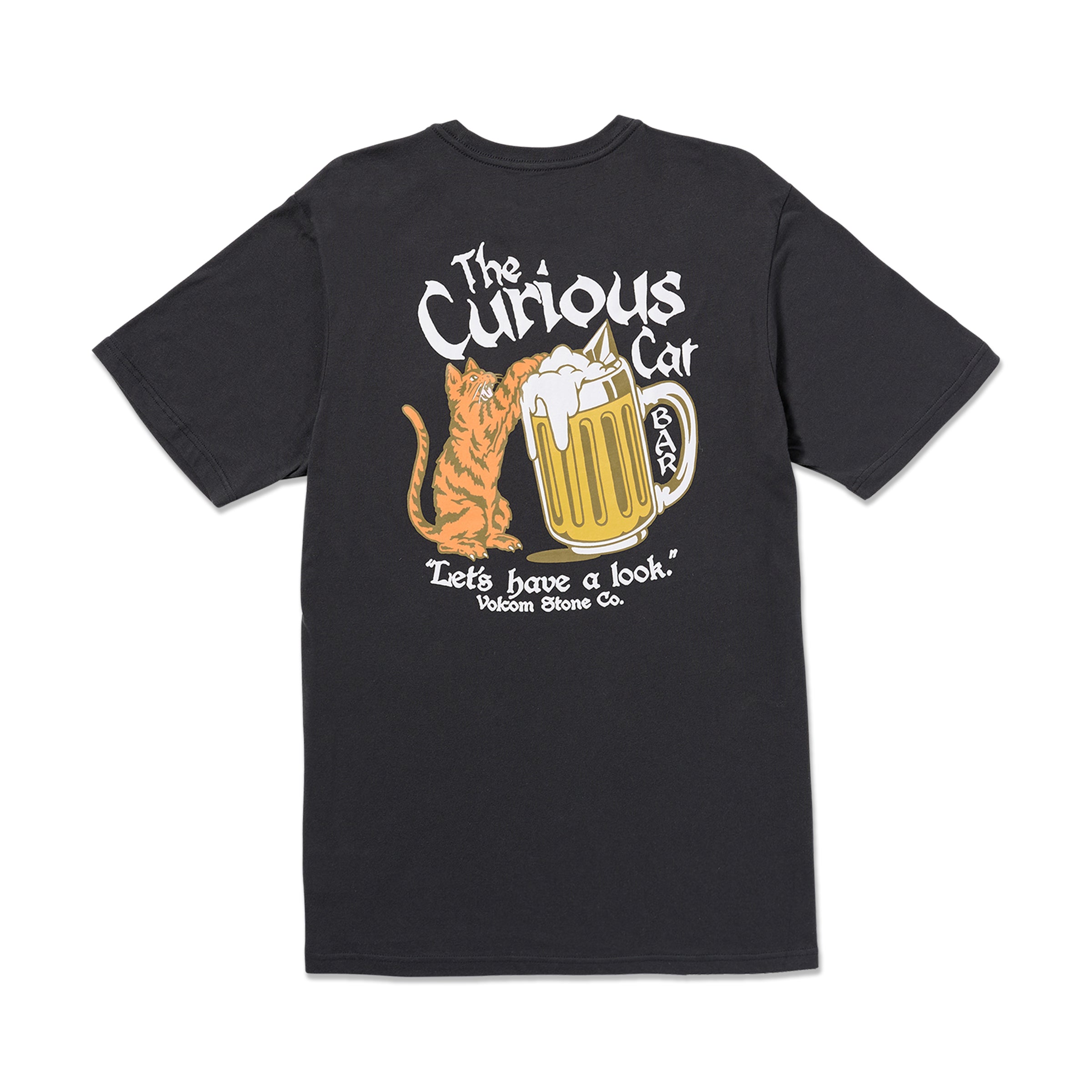 Men's Curious Cat Short Sleeve Tee - Image 3