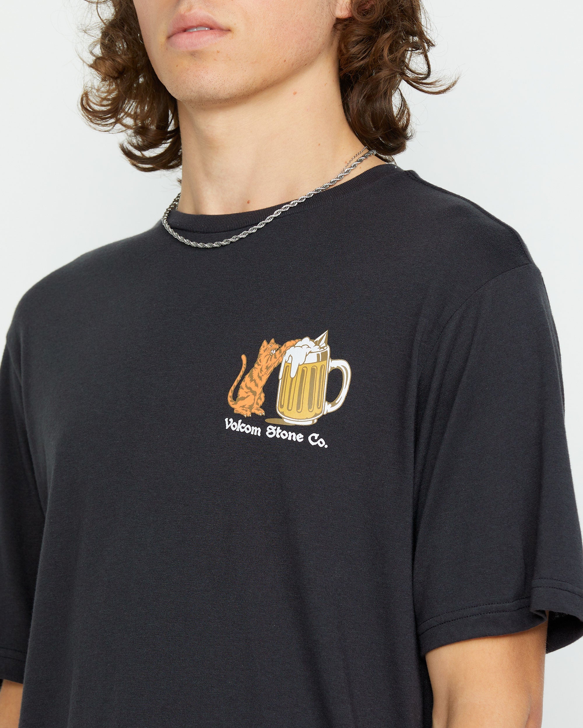 Men's Curious Cat Short Sleeve Tee - Image 10