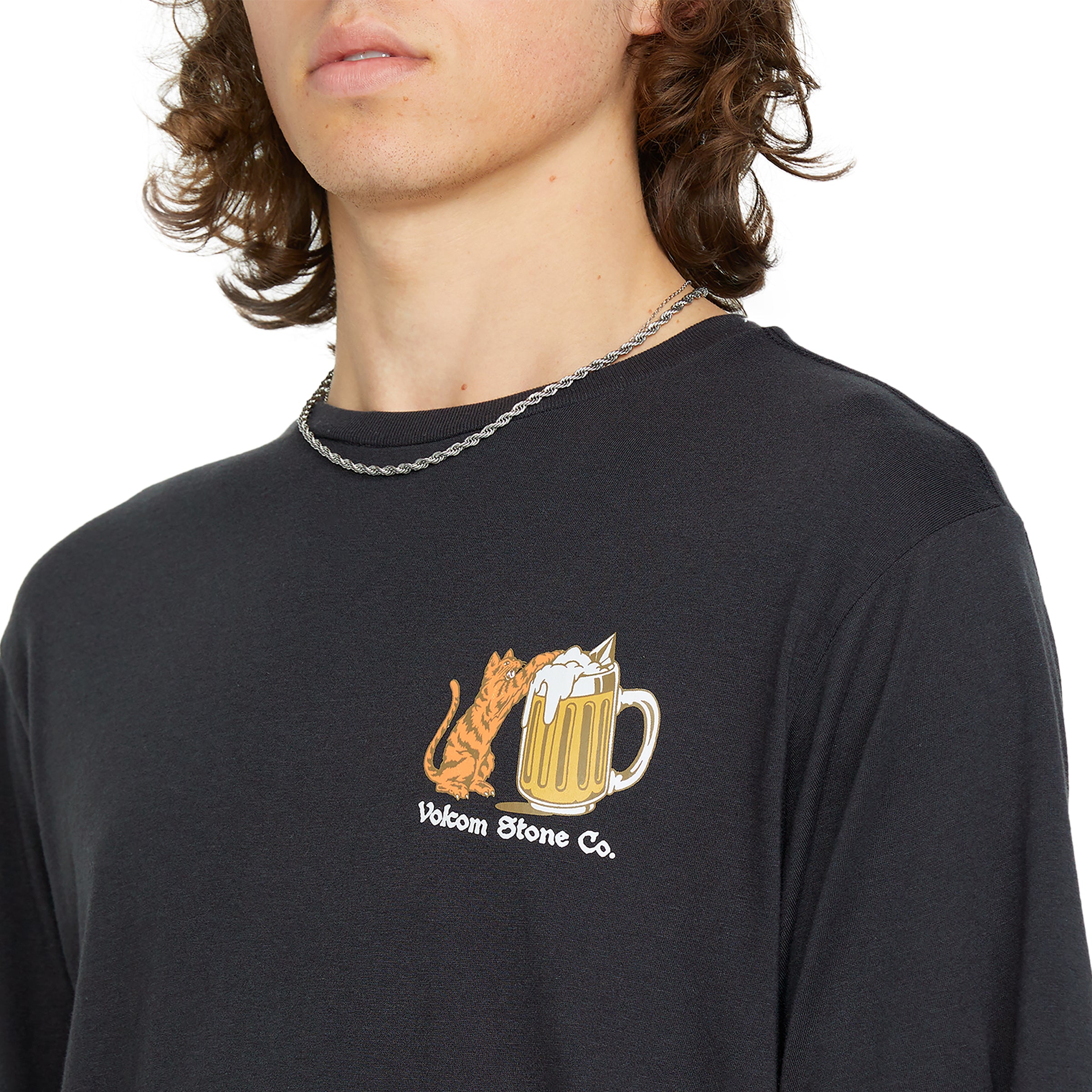 Men's Curious Cat Short Sleeve Tee - Image 25