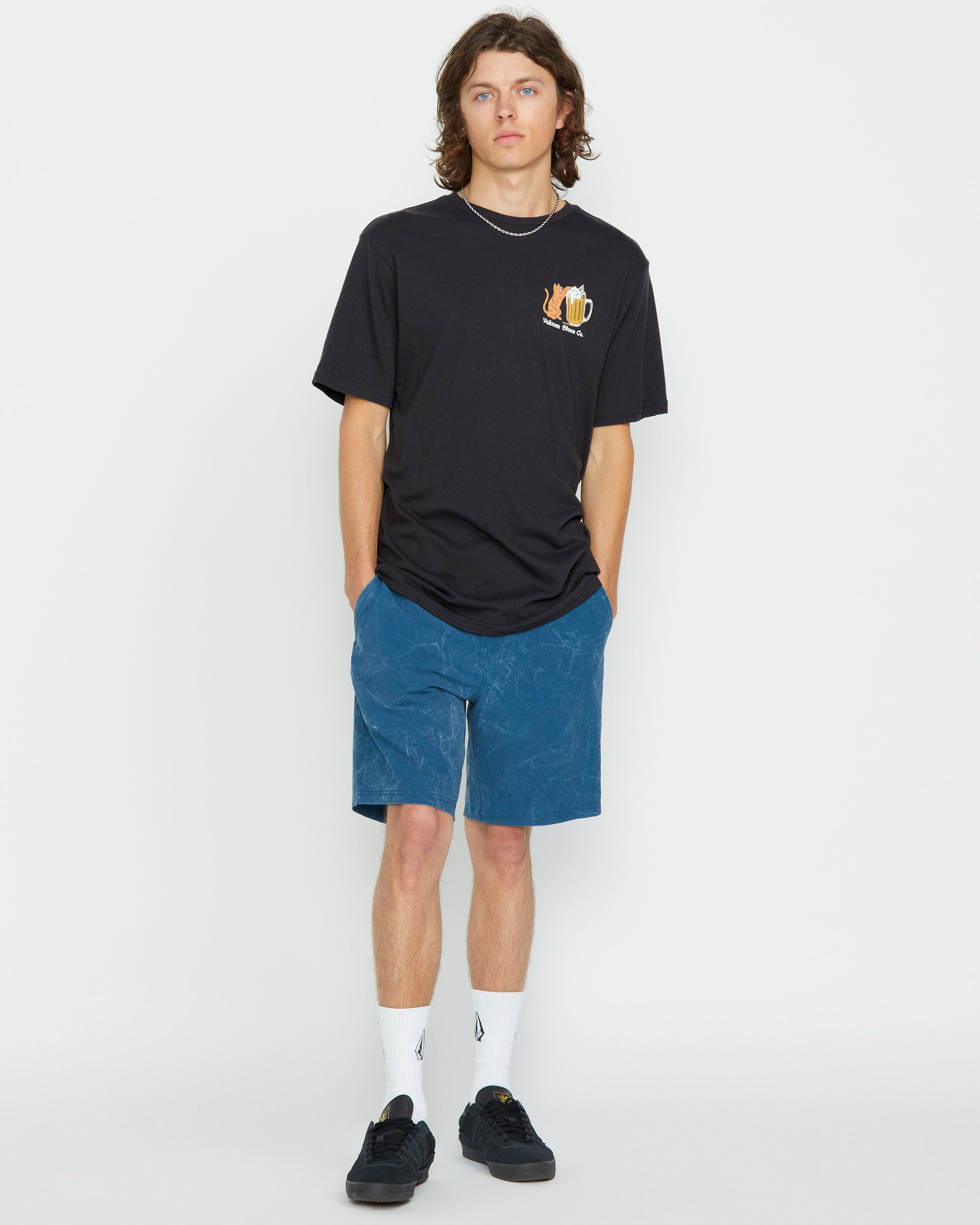 Men's Curious Cat Short Sleeve Tee - Image 17