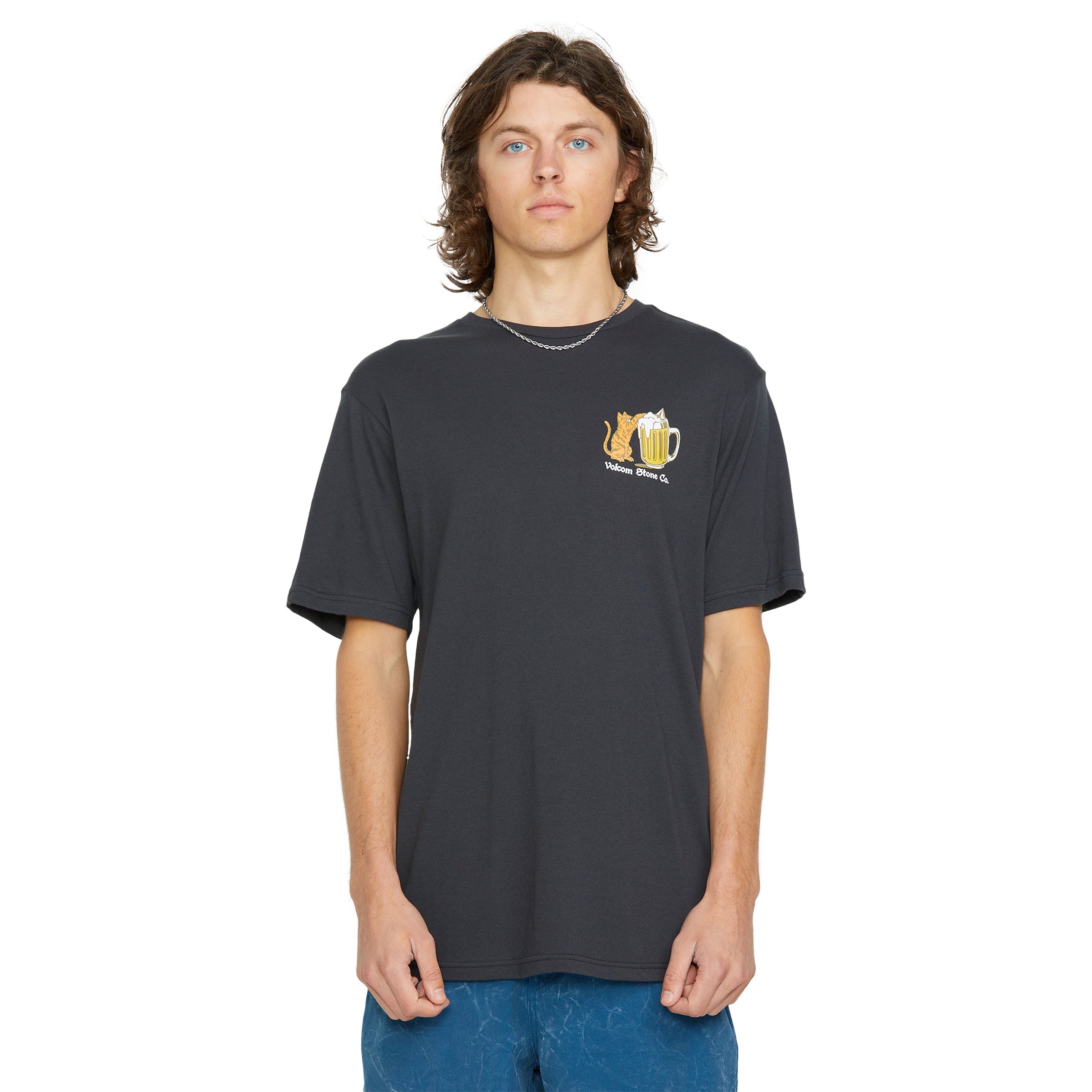 Men's Curious Cat Short Sleeve Tee - Image 5