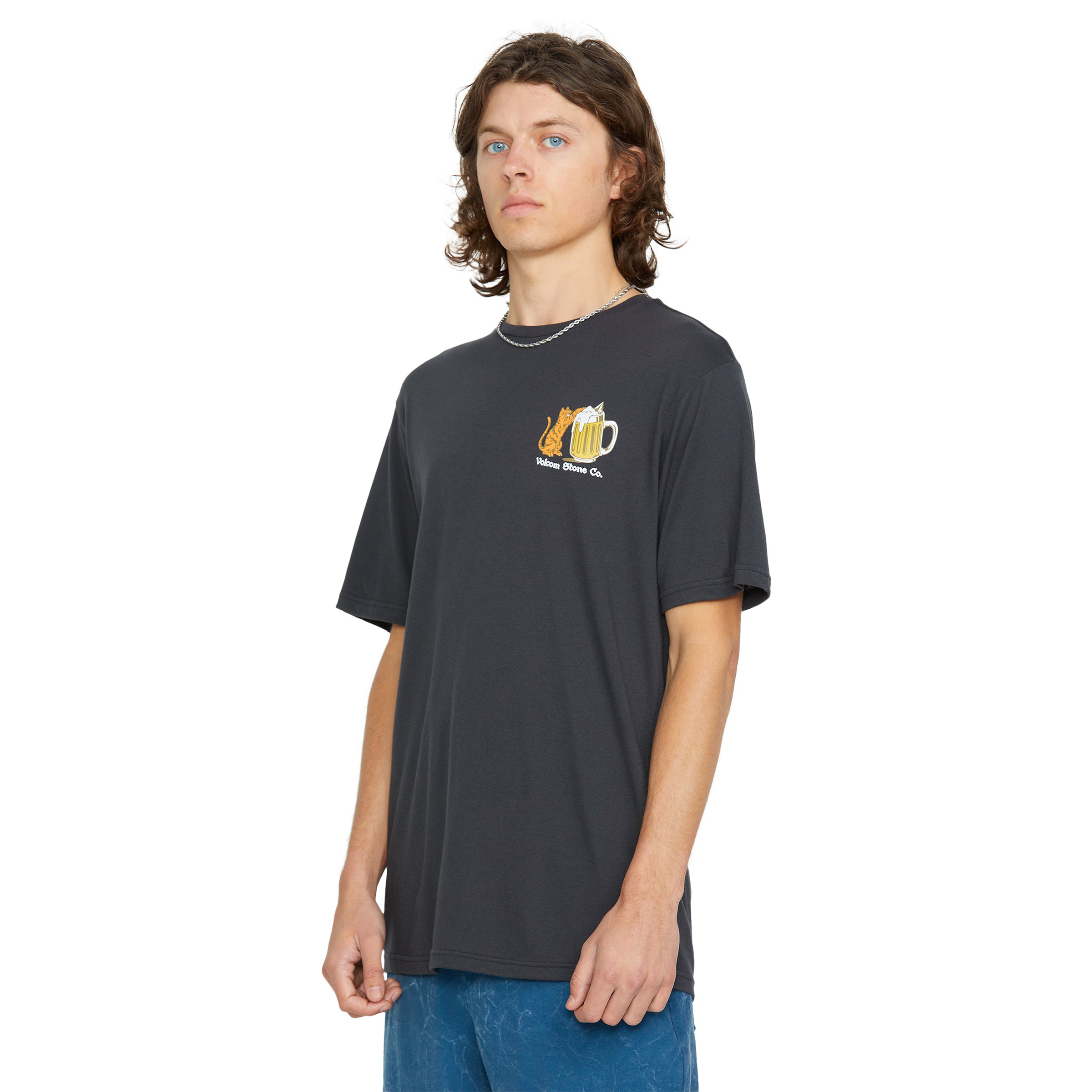Men's Curious Cat Short Sleeve Tee - Image 21