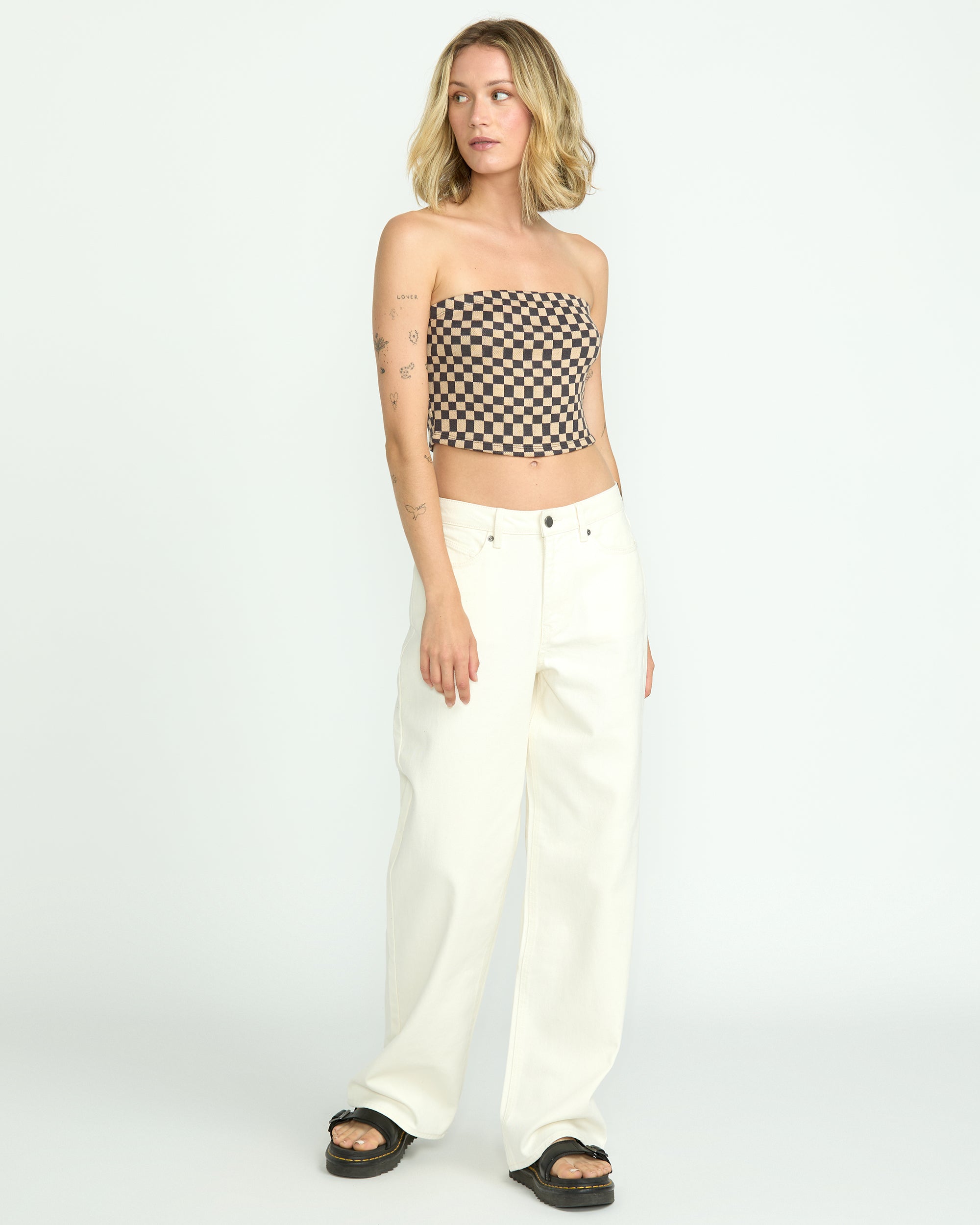 Women's Stoned Boyfriend High Rise Jeans - Image 4