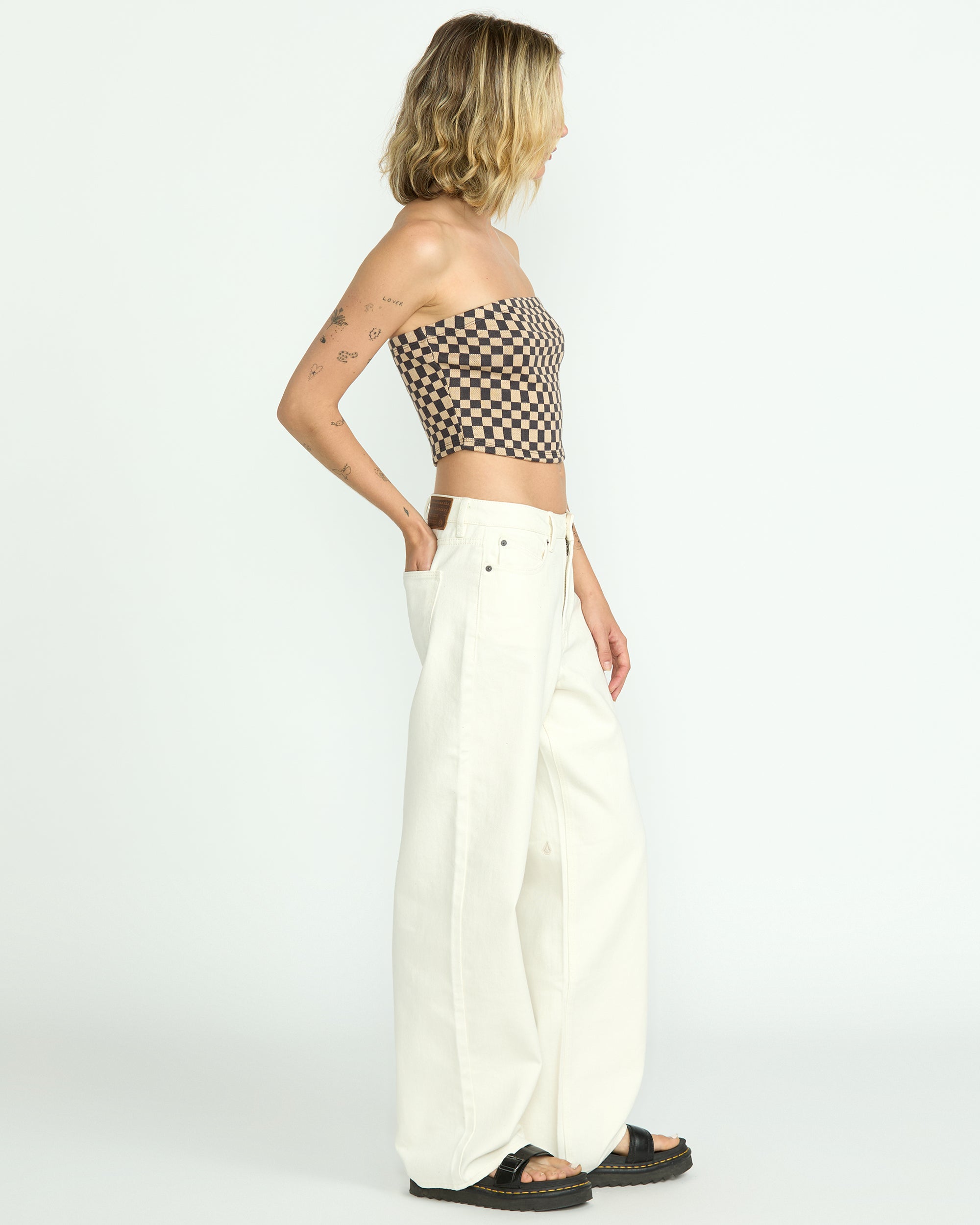 Women's Stoned Boyfriend High Rise Jeans - Image 3